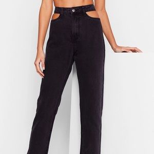 Nasty Gal High-Waisted Mom Jeans